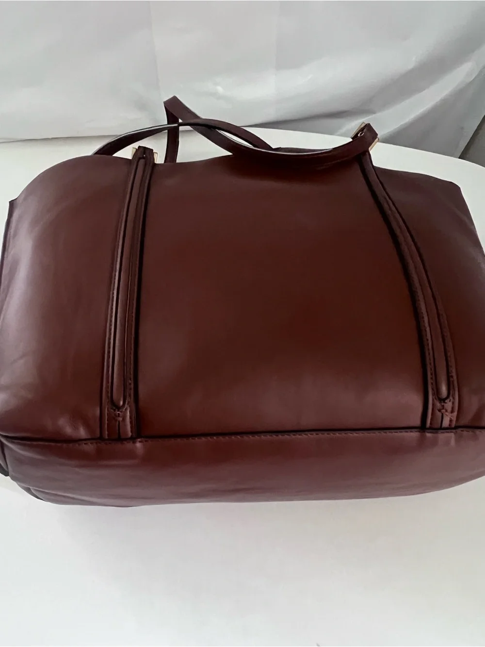 Elevated Women's Tote in Rich Burgundy